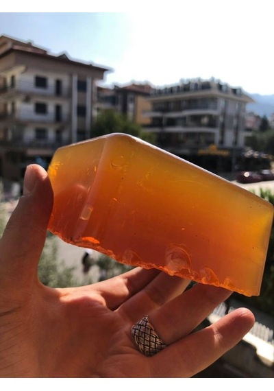 Tam Tespitsiz Sıkma Pres Kehribar 415-480 Gram