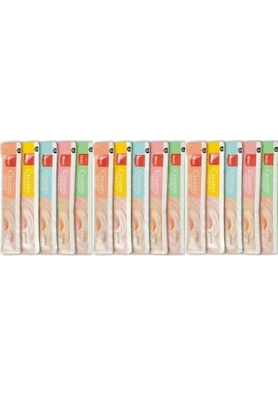 Wanpy Creamy Cat Treat Karışık Krema Sıvı Kedi Ödül Maması 15 x 14 G