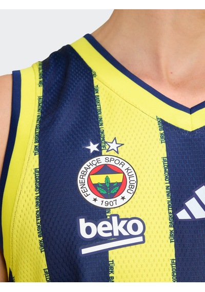 Fenerbahçe Basket Erkek Çubuklu Forma 25/26 Sarı-lacıvert