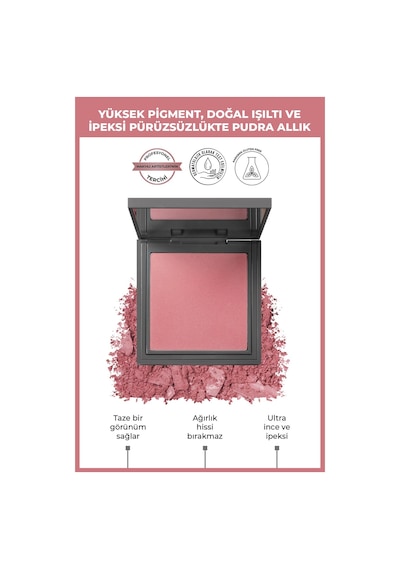 Alix Avien İpeksi Allık - Powder Blush 106 Glowing Rose