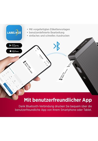 P22 Etiket Yazıcısı, Siyah, Ev Ve Ofis Malzemeleri İçin Etiketleme Cihazı, Mutfak, Ofis Ve Hobi İçin Bluetooth Ter