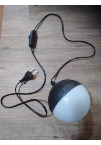 1,5 Metre Kablolu, Arapuatalı, Fişli, 25 Watt Beyaz Işık Led Ampul, Kendin Yap Avize,lambader Ampulü