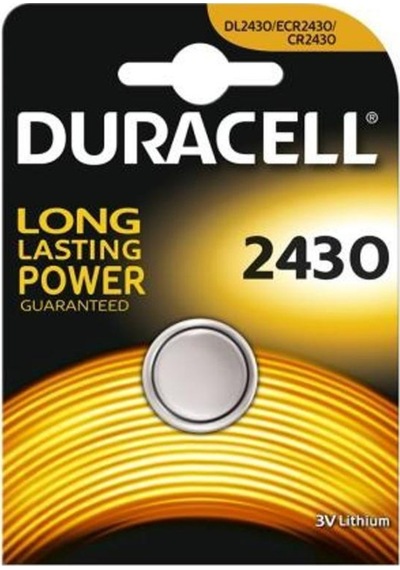 Duracell Cr 2430 Lithium 3V Pil 1Li