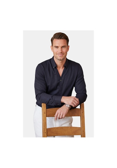 Deepsea Lacivert Slim Fit Kolay Ütülenebilir Açık Dik Yaka Likralı Erkek Gömlek 2602615 Deepsea Lacivert Slim Fit Kolay Ütülenebilir Açık Dik Yaka Likralı Erkek Gömlek 2602615
