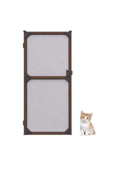 Menteşeli Kapı Kedi Sinekliği En:0-90 X Boy:0-210 Cm Demir, Ahşap,pimapen Alüminyum İle Uyumlu Çok Renkli