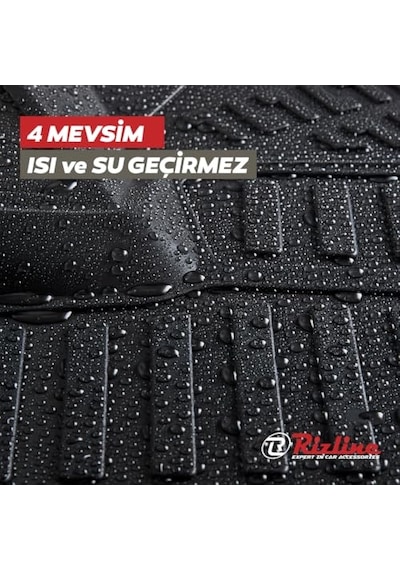 Rizline Citroen Cactus 2014 Sonrası Uyumlu 3d Havuzlu Paspas Açık Bej