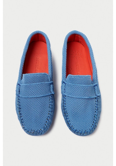 Mubiano Summer Kadın Triko Mavi Babet & Loafer -mstb2020-m Mavi