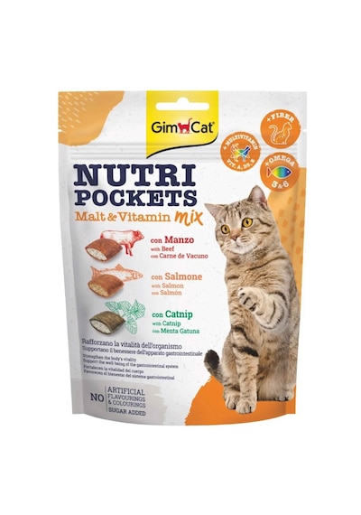 Gimcat Nutri Pockets Kedi Ödülü Malt & Multivitamin 150 G