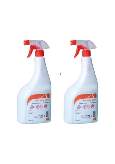 Acto Actoanıd Spray 1 Litre 2 Adet Alkol İçermeyen Yüzey Dezenfekta