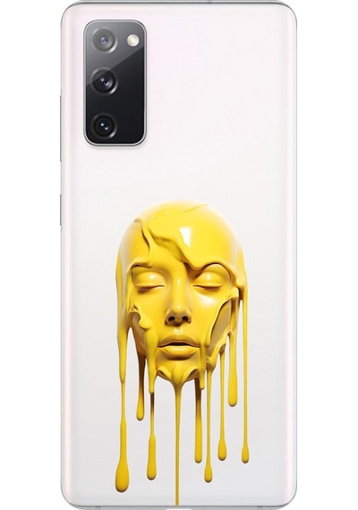 Galaxy S20 Fe Uyumlu Şeffaf Kılıf Estetik Yüz 6 Tasarımlı