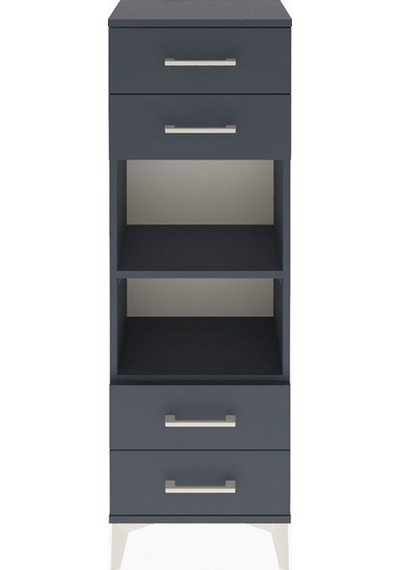 Arges Dolap 2 Raflı 4 Çekmeceli 44x30x134 Antrasit-antrasit Antrasit Arges Dolap 2 Raflı 4 Çekmeceli 44x30x134 Antrasit-antrasit Antrasit