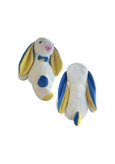 Uyku Arkadaşım Papyonlu Uzun Kulak Bunny Peluş Tavşan Lacivert