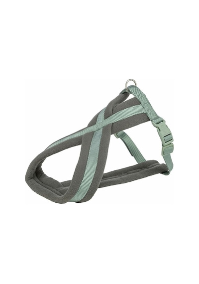 Trixie Premium Köpek Yürüyüş Göğüs Tasması M/l 50-90 Cm / 25 Mm Ada Çayı Yeşili Açık Gri