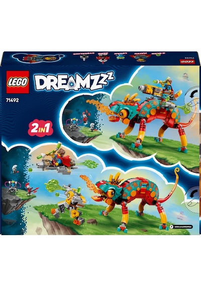 LEGO® DREAMZzz™ Mateo’nun Ateş Bukalemunu 71492 - 7 Yaş ve Üzeri Çocuklar için Yaratıcı Oyuncak Yapım Seti (443 Parça)