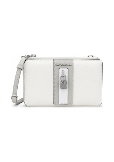 Silver & Polo Silver Polo Çapraz Askılı Kadın Çanta Beyaz.gri 1038