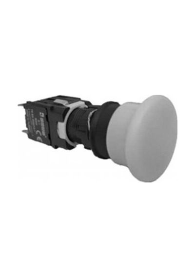 Emas B100MB B Serisi Plastik 1NO Yaylı 40 mm Mantar Beyaz 22 mm Buton