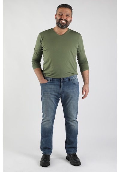 Balins Erkek Büyük Beden Pantolon Açık Mavi Çok Renkli