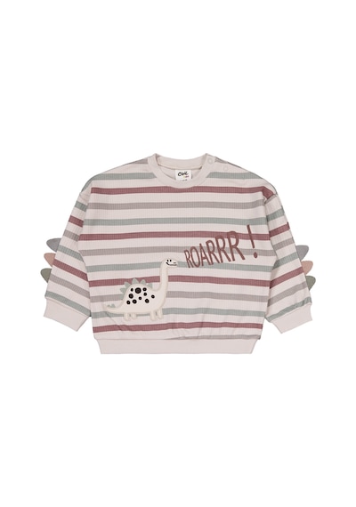 Civil Baby Çizgi Empirme 6-18 Ay Takım - Bej Taş Rengi