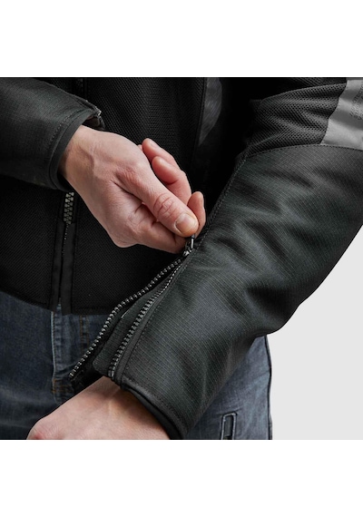 Rebelhorn Jax 75065 Yazlık Fileli Motosiklet Montu Gri - Siyah