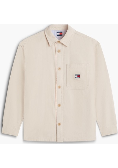 Tommy Hilfiger Tjm Brıck Cord Overshırt Ext Erkek Bej Gömlek - Dm0dm21698