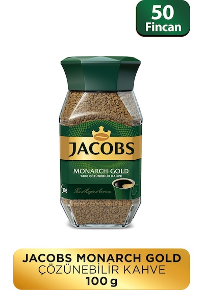 Jacobs Monarch Gold Granül Kahve Cam Kavanoz 100 G