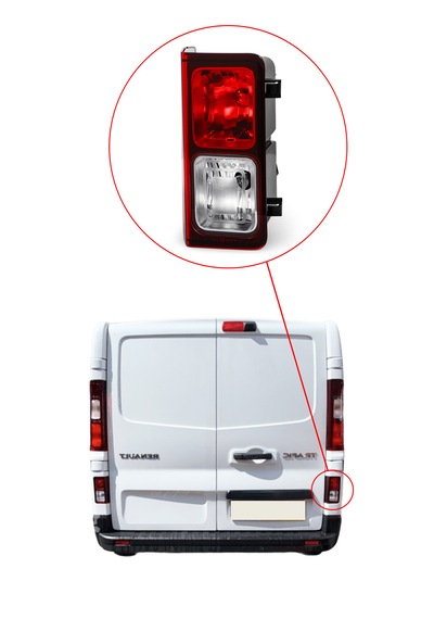 Trafic 3 - Opel Vivaro Arka Sis Lambası - Sağ - 265548758r