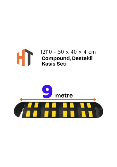 Kauçuk Yol Kasisi, Destekli Kasis Seti 9 Metre