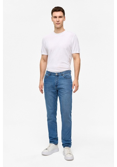 Backandbond Mavi Slim Fit Denim Pantolon Çok Renkli