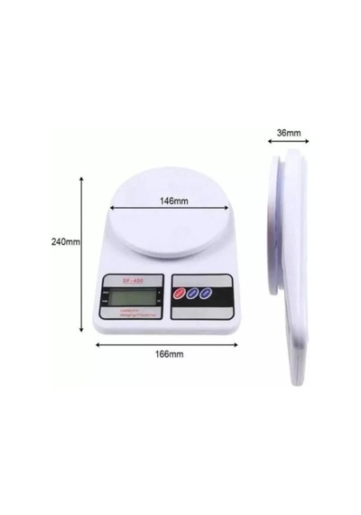 Home Mutfak Tartısı Dijital Göstergeli Hassas Tartı 10 Kg Kapasiteli Çok Renkli