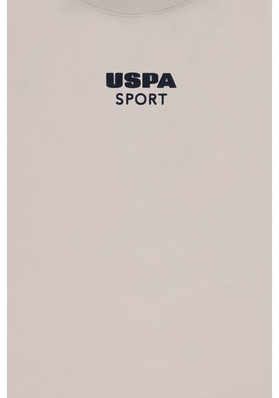 U.S. Polo Assn. Erkek Çocuk Açık Gri Comfort Bisiklet Yaka Tişört 50300064-VR001