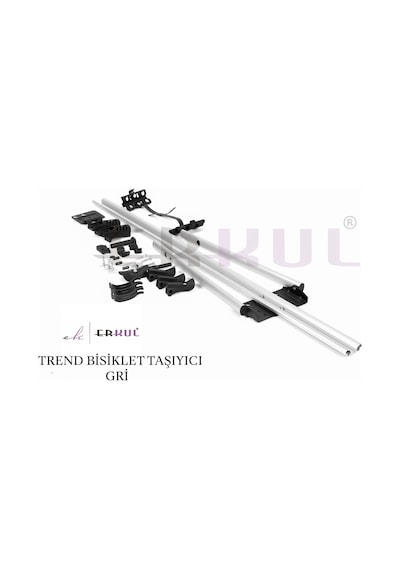 Erkul Trend Araç Üstü Bisiklet Taşıyıcı Gri Universal