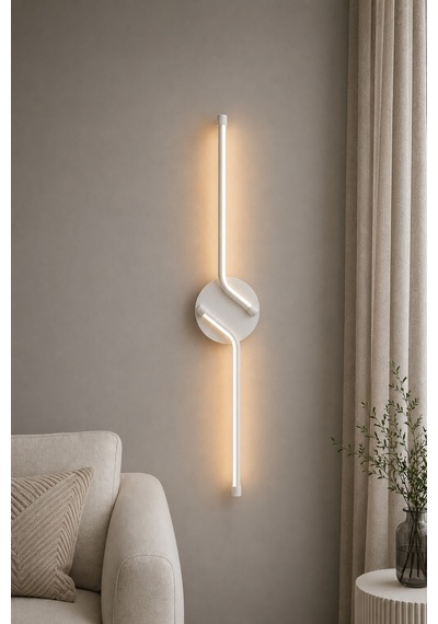 Rosa Modern Led Duvar Apliği Günışığı Beyaz