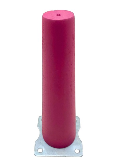 Düz Torna Ahşap Ayak Mobilya Masa Ve Dolap Ayağı Pembe 18cm Kayın / Gürgen 4 Adet