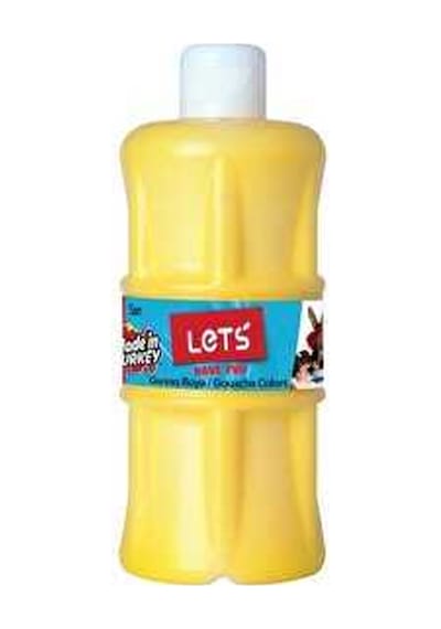 Lets Guaj Boya 500 Ml Plastik Sarı L-5101 Çok Renkli
