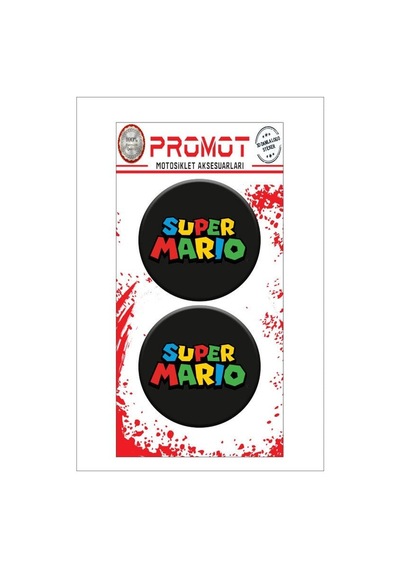 Super Marıo Tasarım Logo Sticker Diğer
