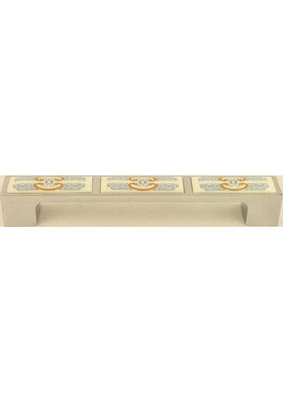 Gürçayhırdavat Anemon Porselen Kulp 160Mm Krom
