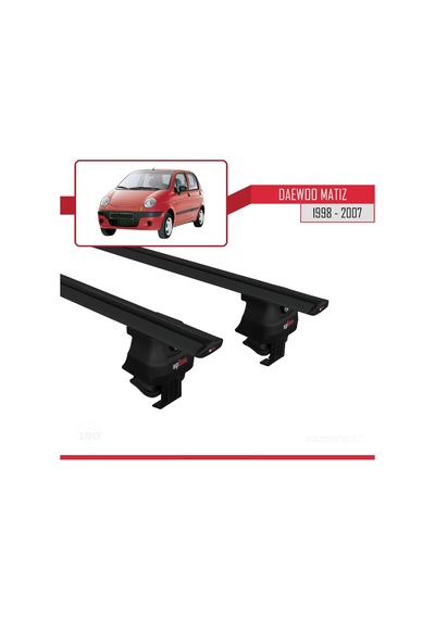 Daewoo Matiz 1998-2007 Arası İle Uyumlu Ace-4 Ara Atkı Tavan Barı Siyah