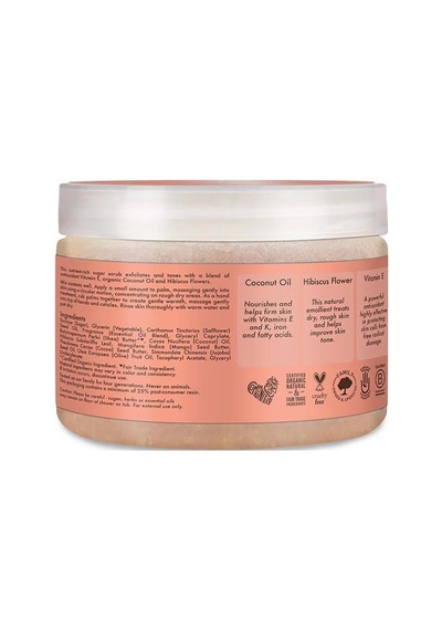 Shea Moisture Coconut & Hibiscus Aydınlatıcı El ve Vücut Peelingi