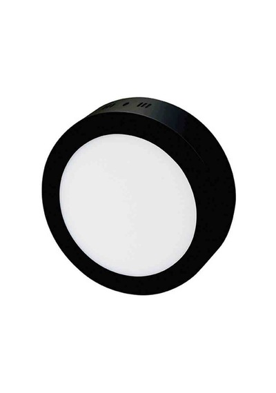 Cata CT-5235B 18W Sıva Üstü Siyah Yuvarlak Led Panel 6500K Beyaz
