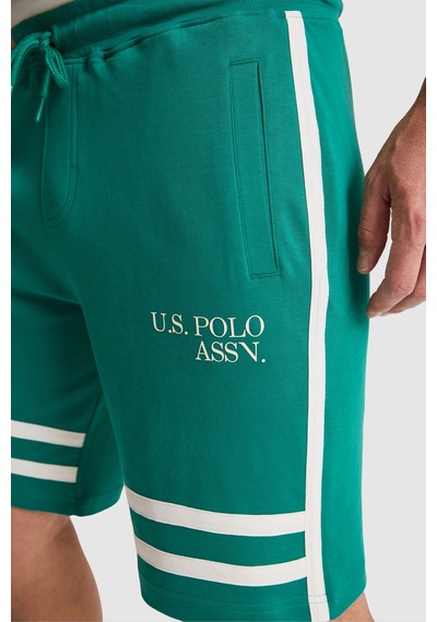 U.s. Polo Assn. Erkek Koyu Yeşil Şort Örme 50322453-vr079 Koyu Yesıl