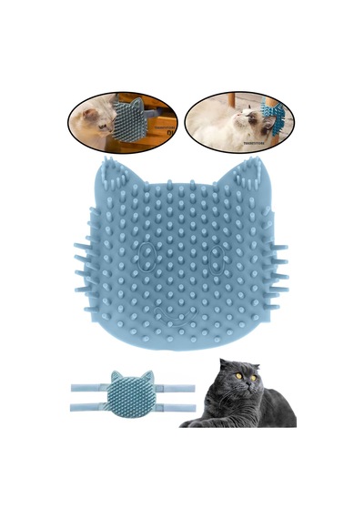 Teknetstore Evcil Hayvan Tüy Toplama Eldiveni & Kedi Köpek Silikon Masaj Tarağı 2'li Set