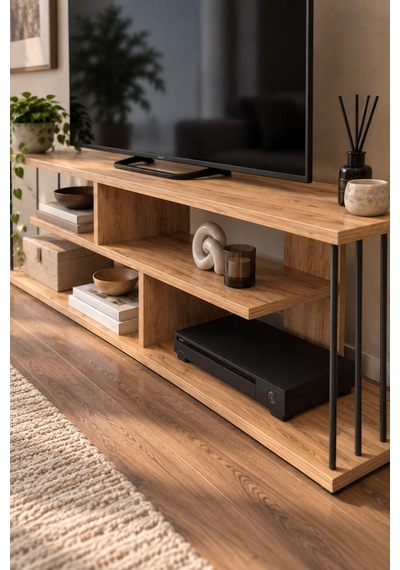 Sulorahome Ceviz Desenli 140 Cm Tv Ünitesi Ve Raf Sistemli Televizyon Sehpası Açık Ceviz Sulorahome Ceviz Desenli 140 Cm Tv Ünitesi Ve Raf Sistemli Televizyon Sehpası Açık Ceviz