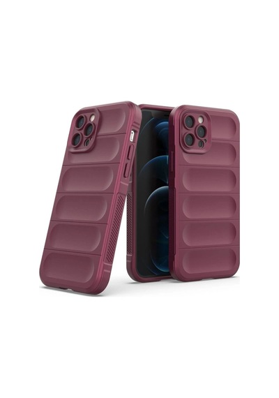 Apple iPhone Uyumlu  12 Pro Kılıf Optimum Silikon - Bordo