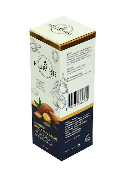 Humre Argan Yağlı E Vitaminli El ve Yüz Kremi 150 ML