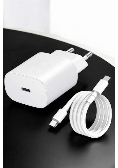Şarj Aleti Apple Uyumlu iOS 15/15 Pro Max Şarj Adaptörü Ve Kablosu