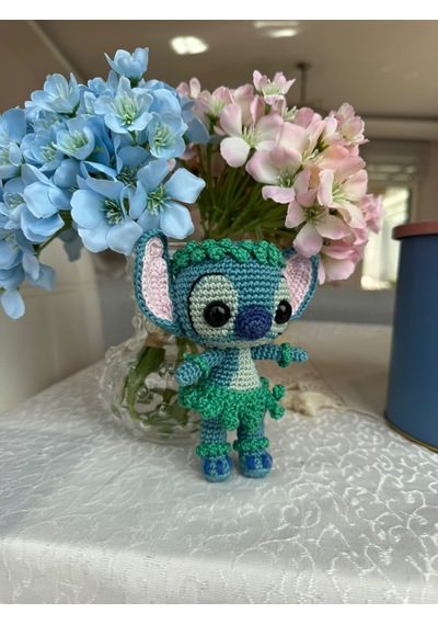 Amigurumi Hawai Temalı Stıtch Oyuncak 15 Cm