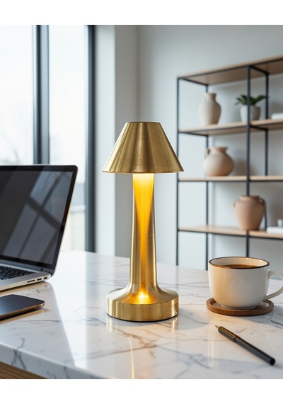 Led Masa Lambası 3 Renk Ayarlı Uczzzüçgenmasalambası-6 Çok Renkli