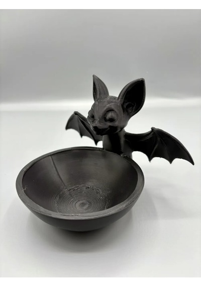 Halloween Cadılar Bayramı Dekoratif Yarasa Figürlü Şekerlik Kase Masa Üstü Dekor