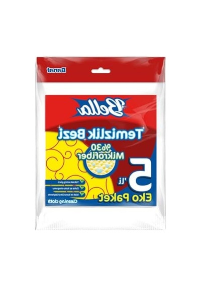 Eko Paket %30 Mikrofiberli Temizlik Bezi 5'li Set Açık Bej