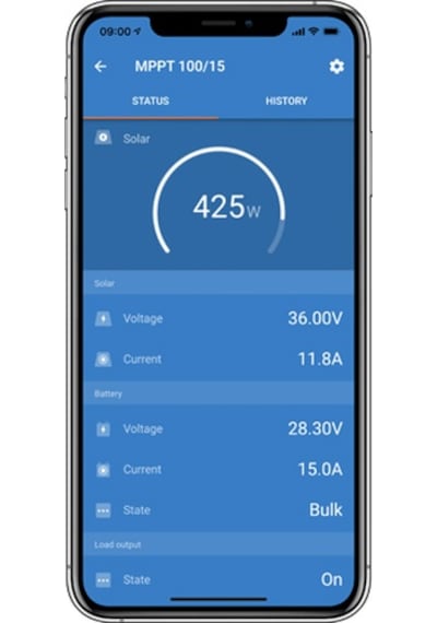 Victron SmartSolar MPPT 100/50 Solar Şarj Cihazı (Dahili Bluetooth)